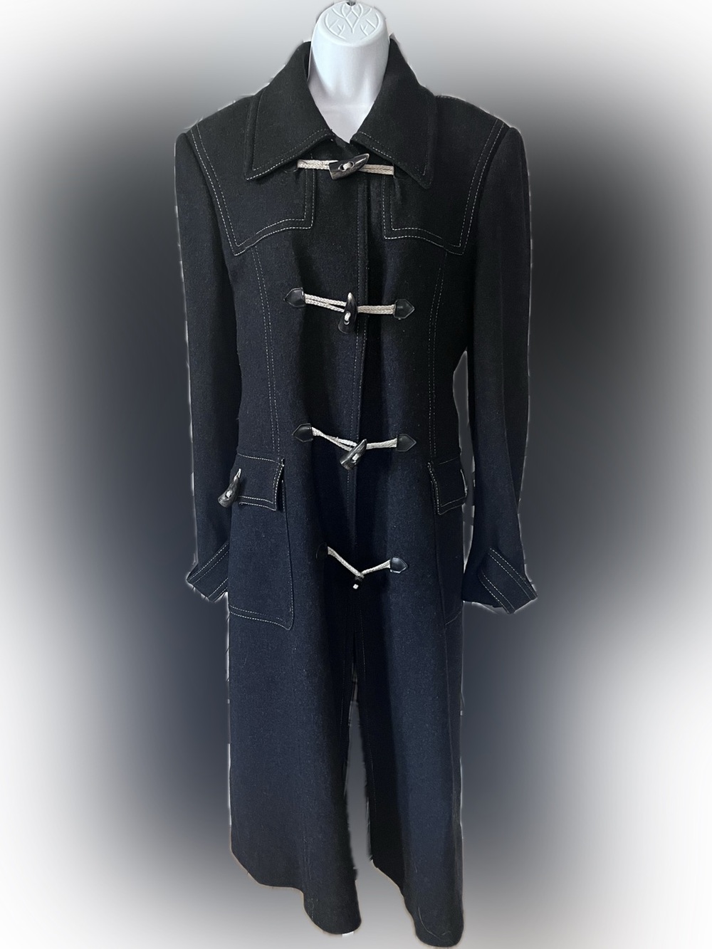 Y2K ARCHIVAL D&G DOLCE&GABBANA WOOL TOGGLE COAT